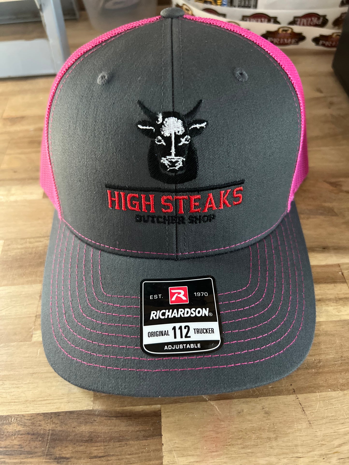 High Steaks Pink Trucker Hat