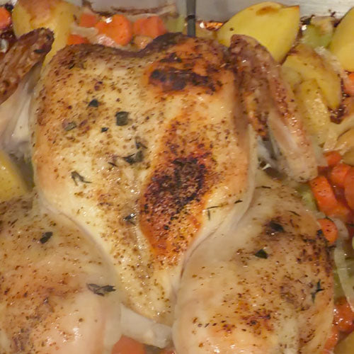 Oven Roasted Spatchcocked Chicken Recipe