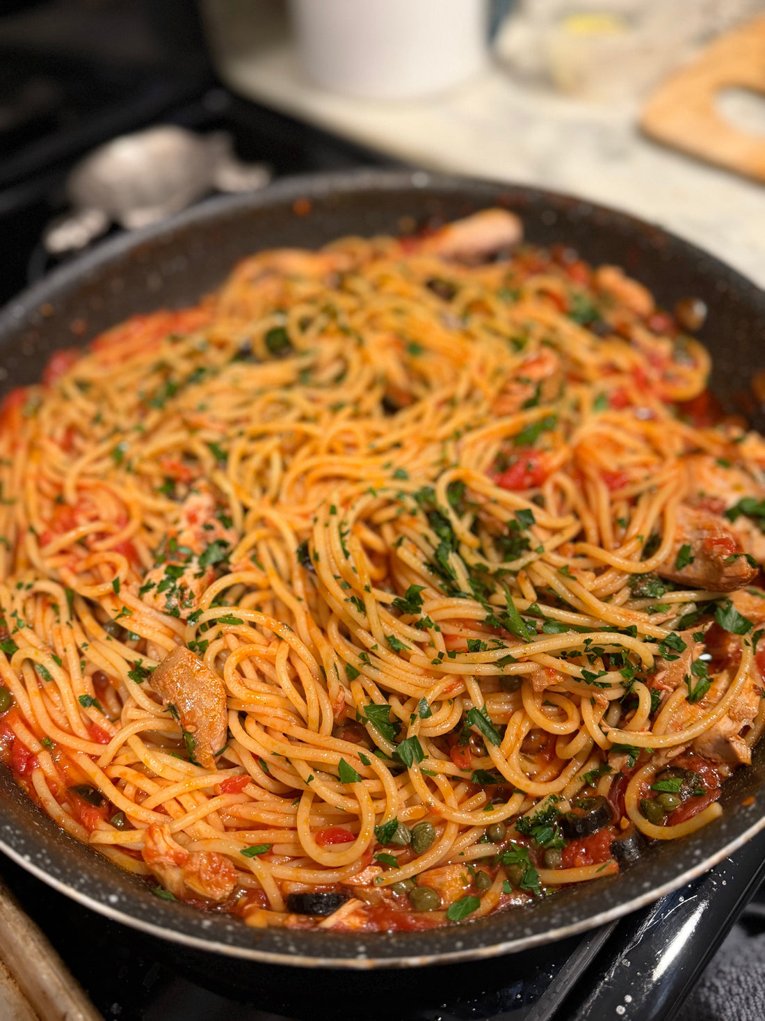 Tuna Pasta Puttanesca