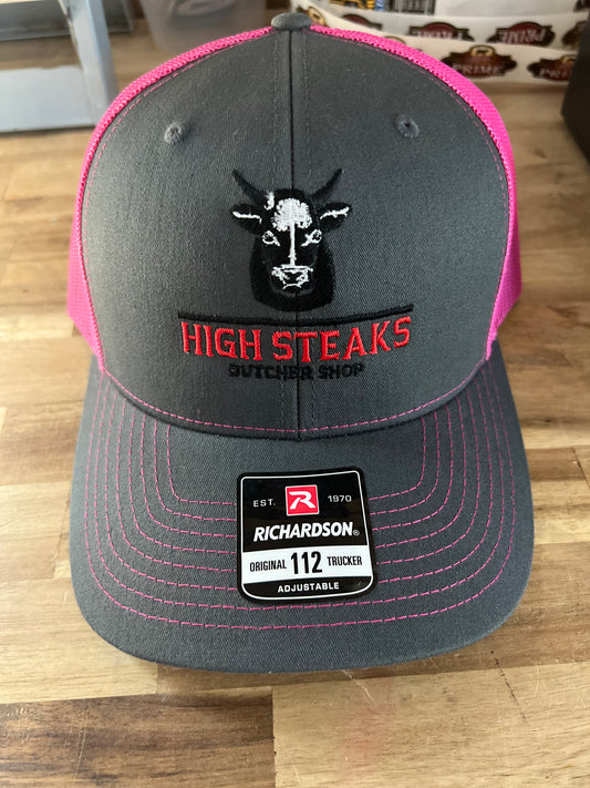High Steaks Pink Trucker Hat